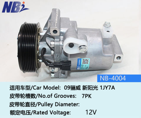 10S11 12V 7PK 115mm ऑटोमोटिव एसी कंप्रेसर 92600-1JY7A B926001JY7A निसान TIIDA 1.6 के लिए 09-11