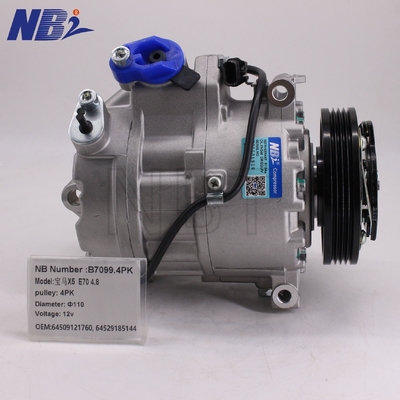 बीएमडब्ल्यू X5 E70 4.8 के लिए नया पुली 4PK 110 व्यास 12V वोल्टेज OEM 64509121760,64529185144 एयर कंप्रेसर